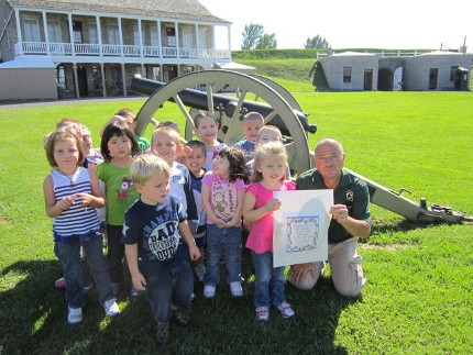 Fort Ontario brightens Oswego Head Start Pre K students` day