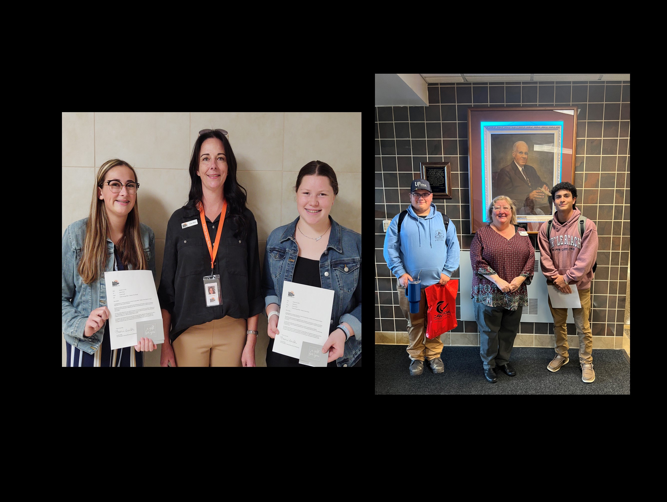 Fulton Savings Bank Sponsors Students of the Month