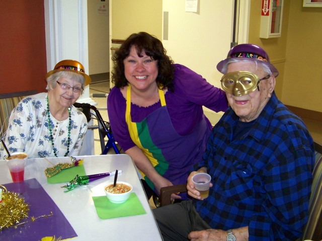 Cajun-Themed Mardi Gras Party a Hit at Morningstar