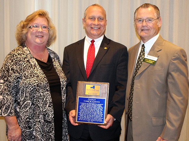 Operation Oswego County Presents Award to Thomas W. Schneider