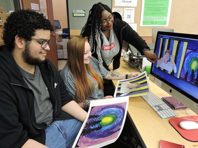 Young Artists From City Schools to Display My Hometown Project Artwork at College