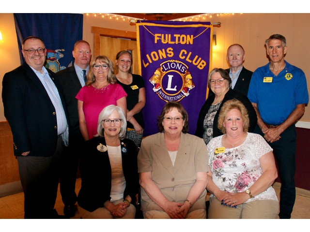 Fulton Lions Installs New Officers, Inducts 2 Members