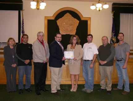 County recognizes Karen Doten