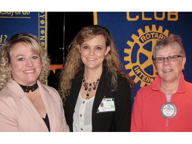 Nicole Greenier of Cornerstone Club Presents to Oswego Rotary