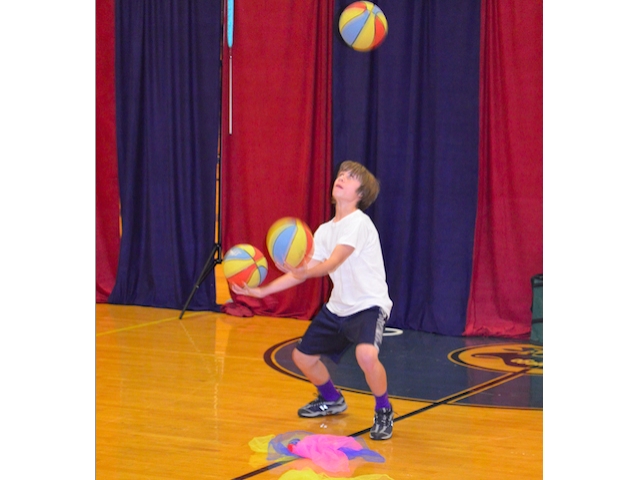 Smiles All Around During Circus Week at Leighton School