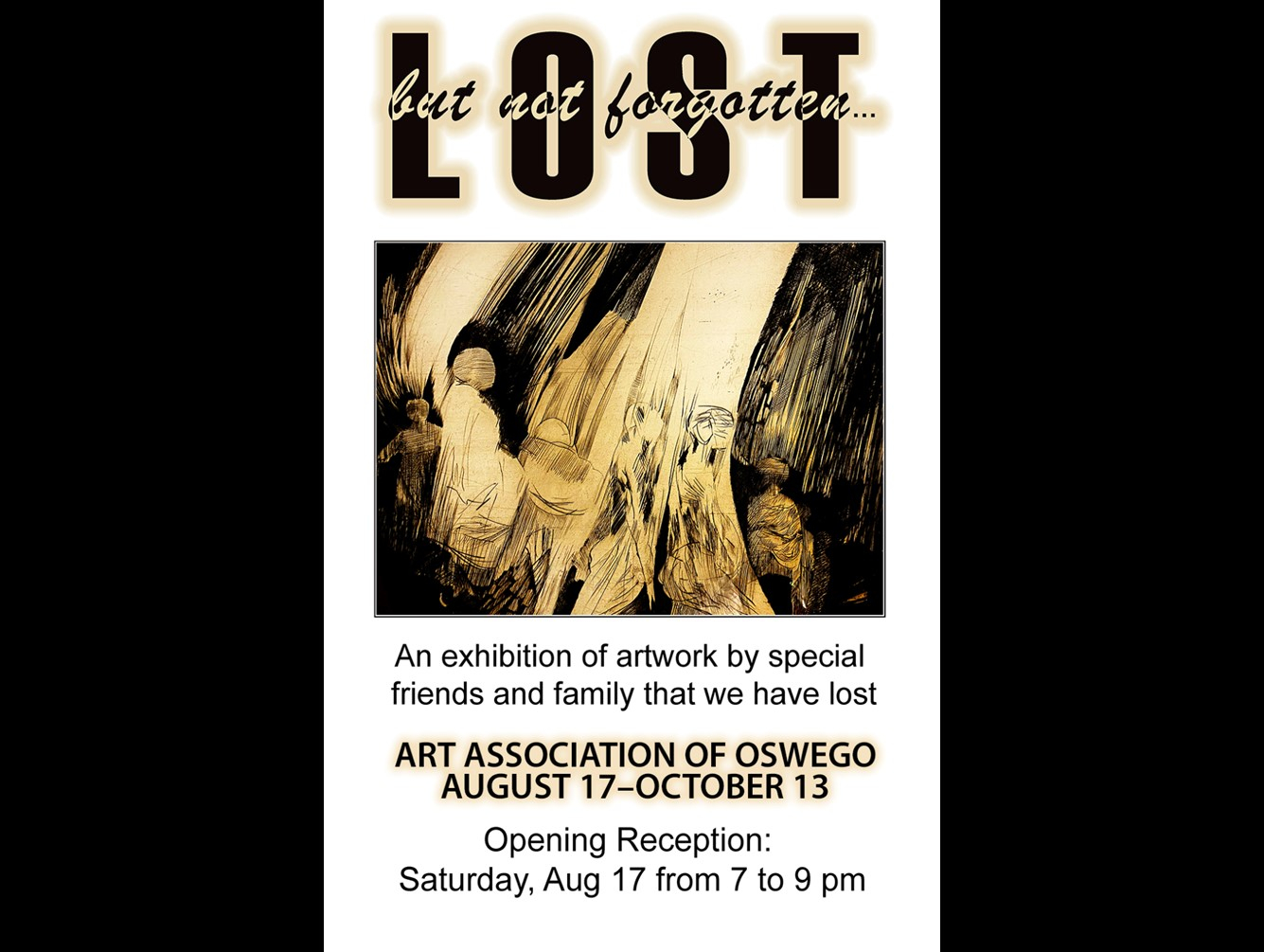 The Art Association of Oswego's New Exhibit, "Lost, But Not Forgotten", Will Run From August 17 to October 13, 2024