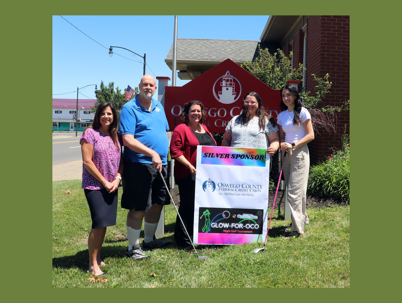 Oswego County FCU Supports OCO Glow for OCO Golf Tournament