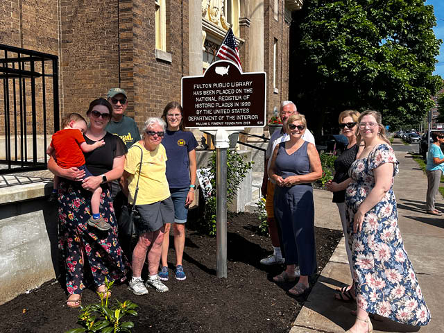 Fulton Public Library Honors History with New Plaque