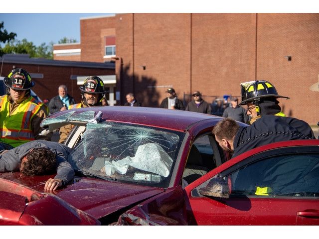 Hannibal High School SADD Club Hosts Mock DWI event