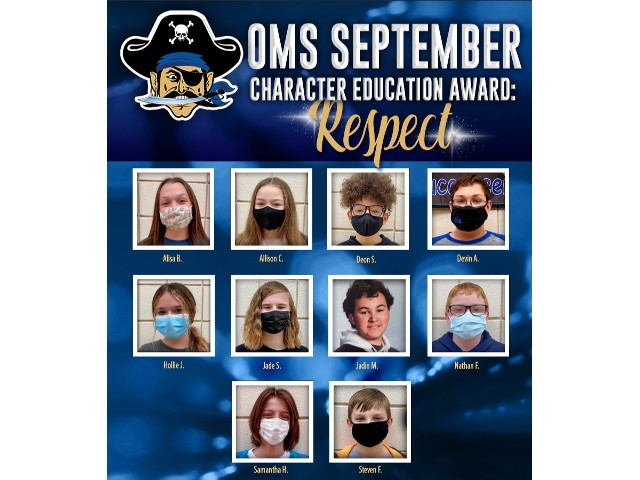 OMS Students Receive Honors For Display Of Respect