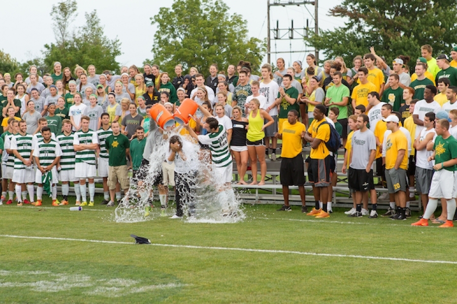 SUNY Oswego Student-Athletes Participate in ALS Challenge