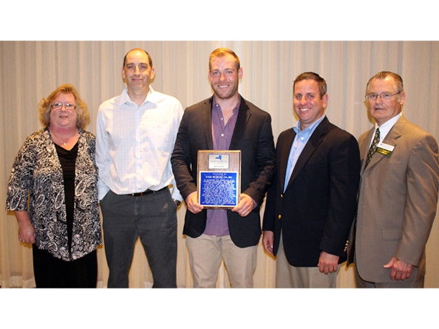 Operation Oswego County Presents Award to Eagle Beverage Company