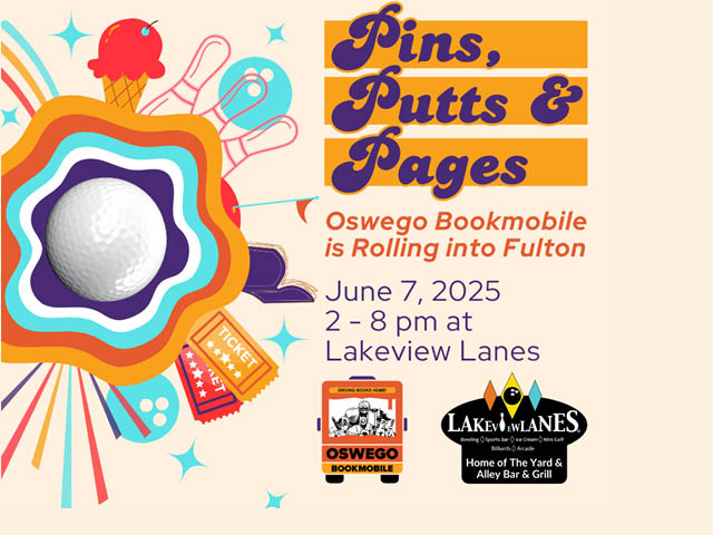 The Oswego Bookmobile and Lakeview Lanes Join Forces for Literacy