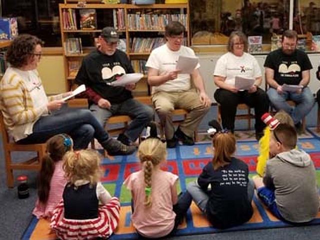 Oswego Players Perform at Leighton School’s "Dr. Seuss" Celebration