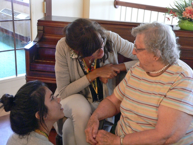 Program Brings SUNY Students Together with Bishop’s Commons Residents