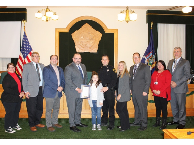 Oswego County Legislature Commends Emma Wells
