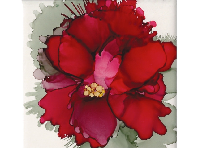Alcohol Ink Flower Workshop Planned for AAO on April 25 2015
