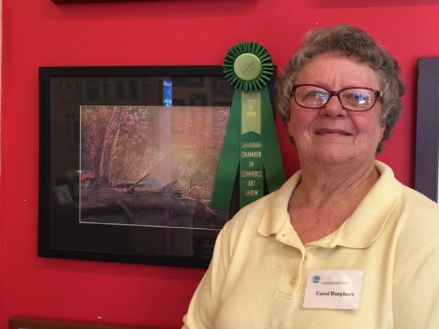 Carol Burghart Rates 'Best of Show' at 2015 Savannah Art Festival