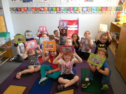 Head Start students `frame their dad`