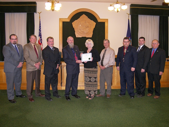 Real Property Director Receives Recognition From Legislature