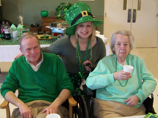Morningstar Residents Celebrate St. Patrick's Day