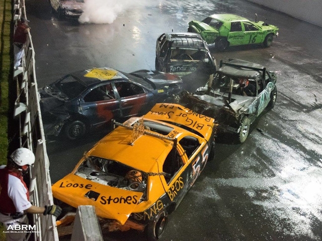 Demo Derby, Race of Champions Asphalt Modified Tour at Speedway July 8