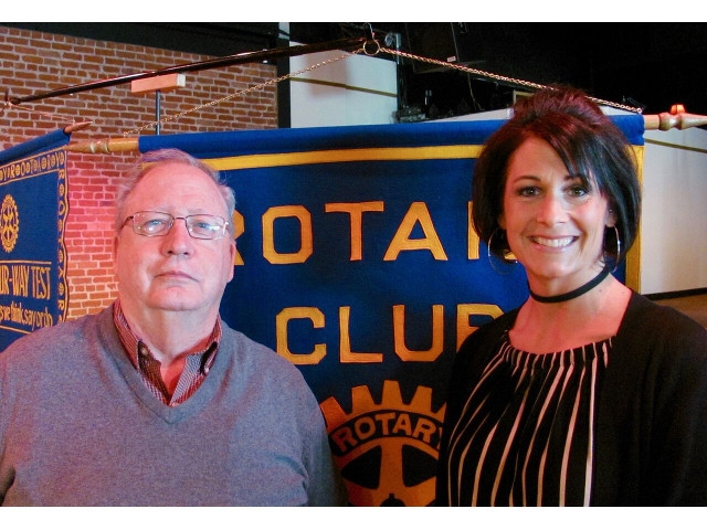Rick Sivers of Oswego Players Presents to Oswego Rotary