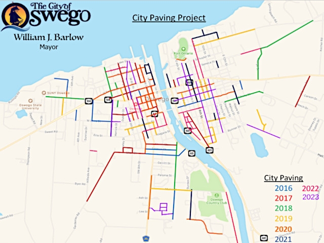 Mayor Barlow Proposes $1 Million Paving Plan for Oswego in 2023