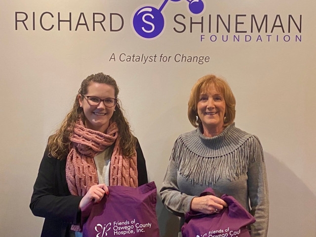 Shineman Foundation Donates $4000 Mini-Grant for Oswego County Hospice 'Comfort Bags'
