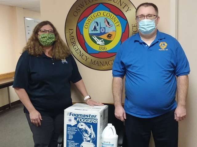 Fulton Lions Club Donates Fogger to Help County’s Covid-19 Response