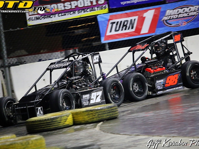 Michael Barnes Lands Pair of Top Ten Finishes in Indoor Auto Racing Debut