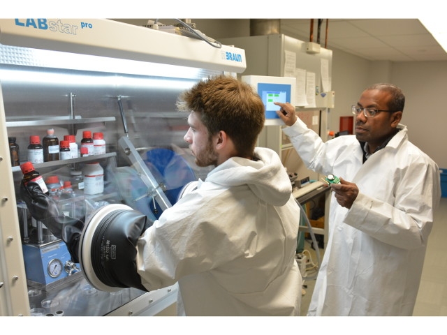 Oswego Researcher Earns Grant to Seek Improvements for Sodium-Ion Batteries