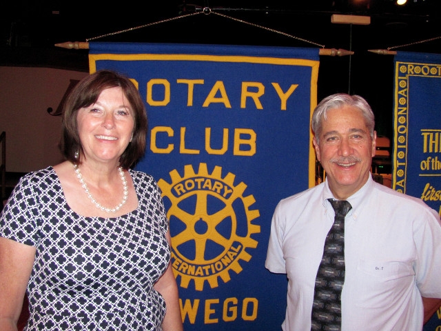 Amy Tresidder Addresses Quality of Living with Oswego Rotary