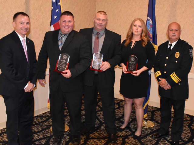 Mayor Barlow Announces Oswego Police Officers Recognized at CNY Chiefs of Police Awards