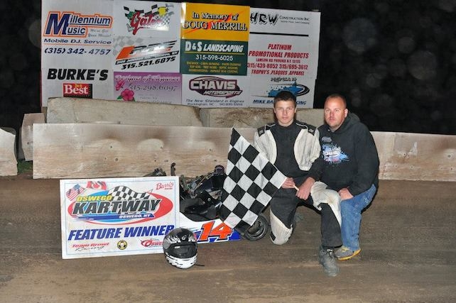 Alex McRae Tops Record Field at Oswego Kartway