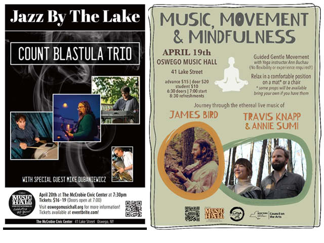Diverse Guest Curator Shows This Weekend At Oswego Music Hall 