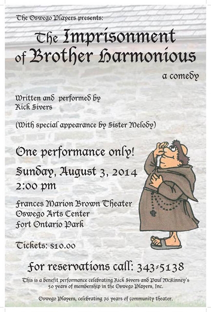Rick Sivers Returns to Oswego Players` Stage