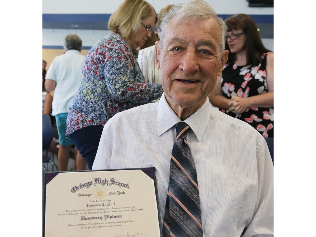 OCSD Awards Honorary Diploma to Howard Hall, 99