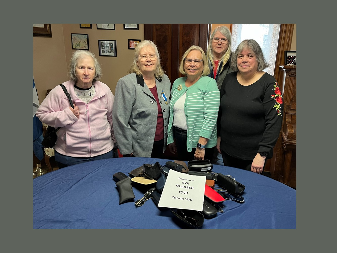 Daughters of the Revolution Donate Used Eye Glasses to Help Those in Need