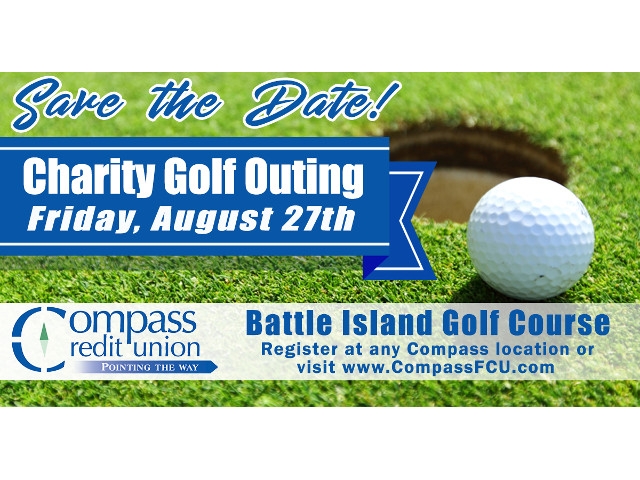 Compass FCU’s Charity Golf Outing Returns to Battle Island on August 27
