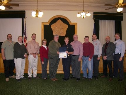 Anderson receives recognition from Oswego County