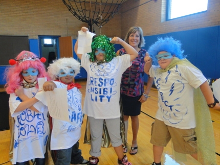 Superheroes swoop in at Fitzhugh Park