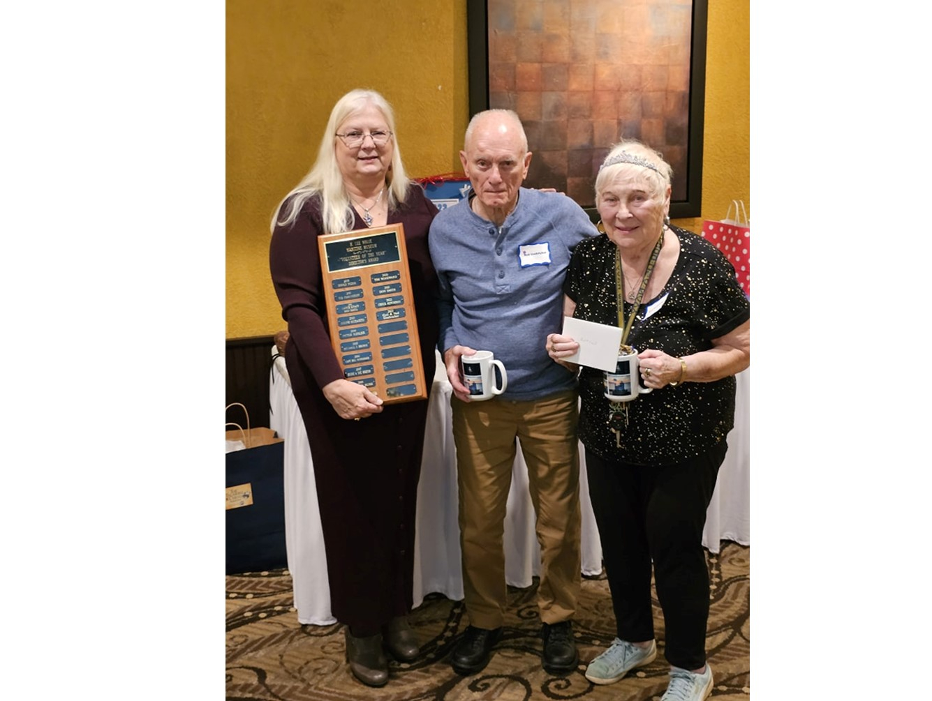 H. Lee White Maritime Museum Presents 2023 Volunteers of the Year, Ned and Gail Goebricher