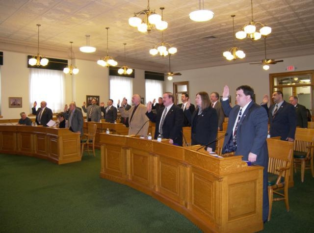 Oswego County Legislators Take 2014 Oath of Office