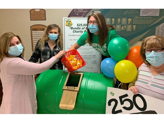 A “Bundle of Bucks” Is Up For Grabs in St. Luke’s Charity Raffle Drawing on May 14th