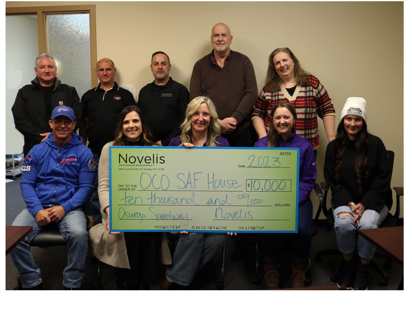 Novelis Supports OCO Services to Aid Families Program