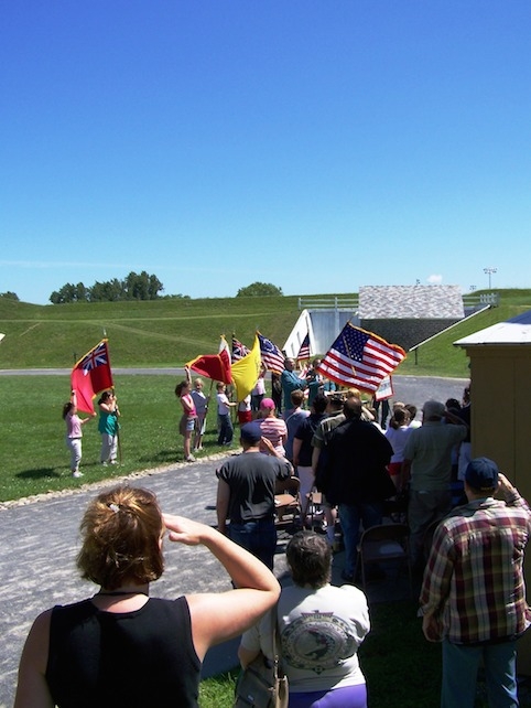 Flag Day Held at Fort Ontario