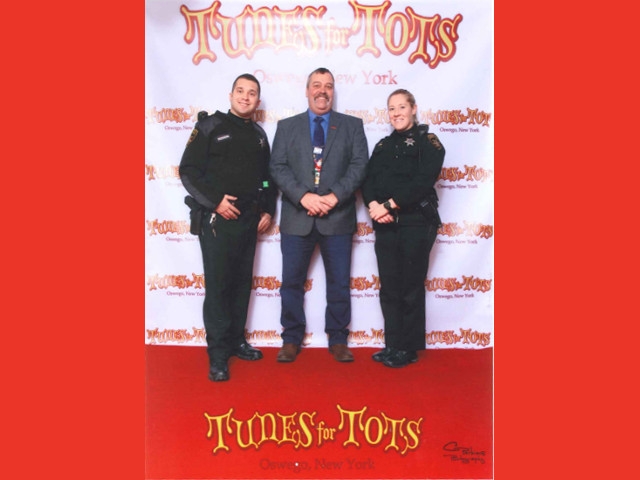 Oswego County Sheriffs and Deputies Support 2017 Tots For Tots Campaign