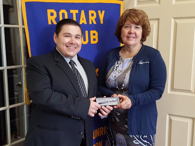 Oswego Sunrise Rotary Welcomes Karen Ferguson as Guest Speaker
