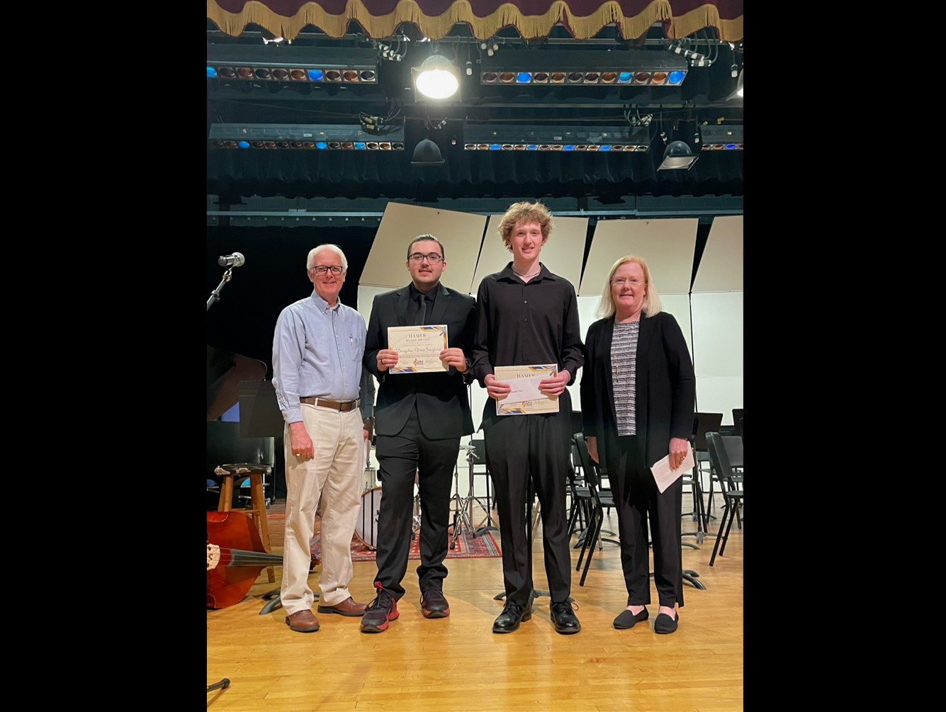 VanSanford and Frost Receive First Hamer Music Awards at Celebration of Community Music